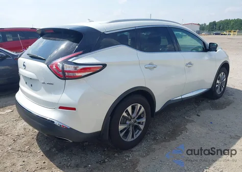 2015 Nissan Murano Sl from USA, damaged, VIN 5N1AZ2MH2FN289797